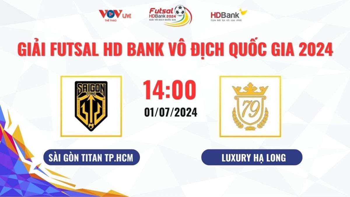 Trực tiếp Sài Gòn Titan TP.HCM - Luxury Hạ Long